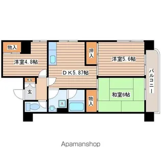 ノースシテイ21【4階】の間取り